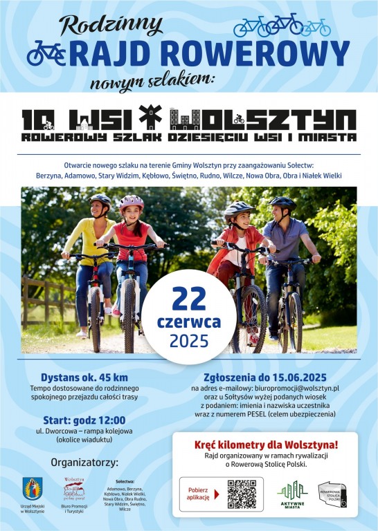 Rodzinny Rajd Rowerowy nowym szlakiem „Dziesi�ciu wsi i miasta”